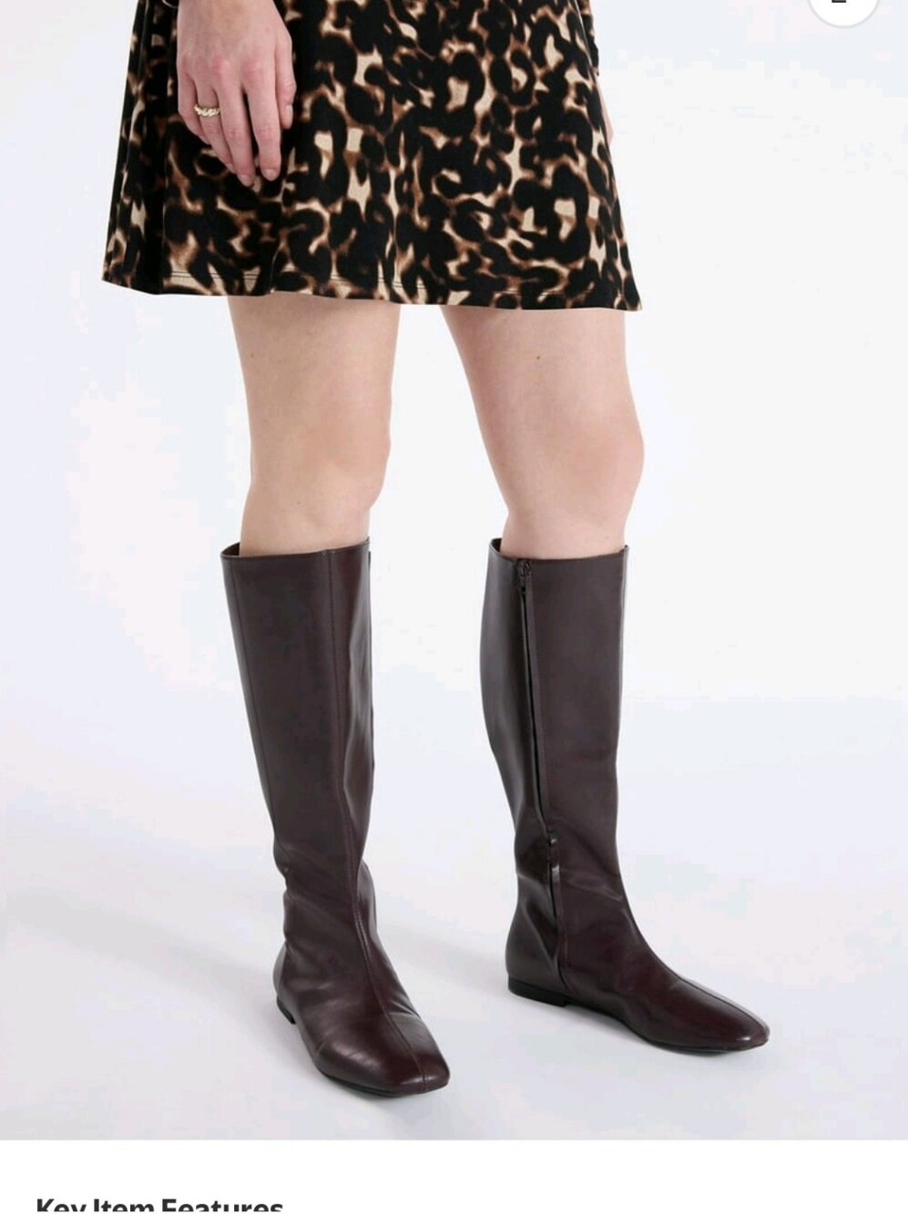 Time and Tru Tall Knee Boots in Dark Brown